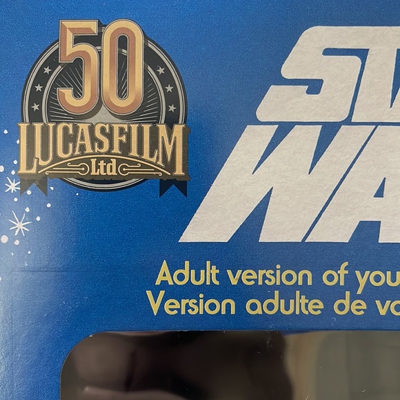 NEW 50th Anniv. Star Wars DARTH VADER Ben Cooper Halloween Mask Costume Adult - Picture 5 of 9